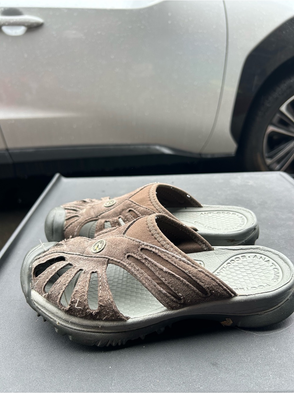 Keen Rose Women’s Brown Suede Mules Slide Sandals Size 5.5